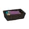 Household Essentials Dark Brown Wicker Storage Basket Set